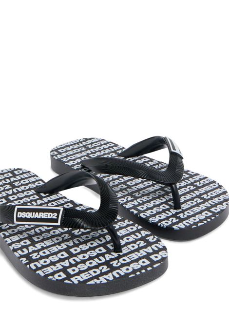 Infradito con logo DSQUARED2 JUNIOR | 827963